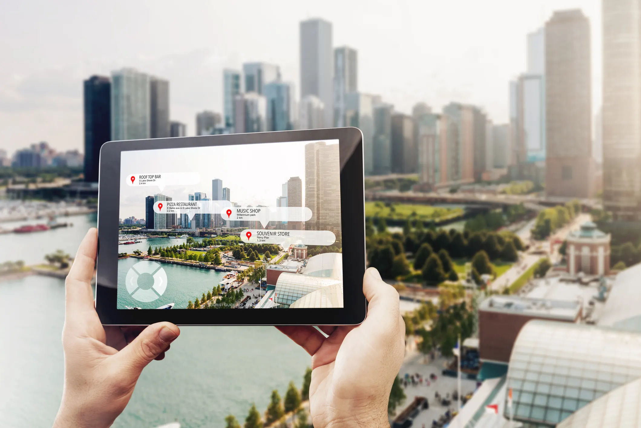 Tourist guide app